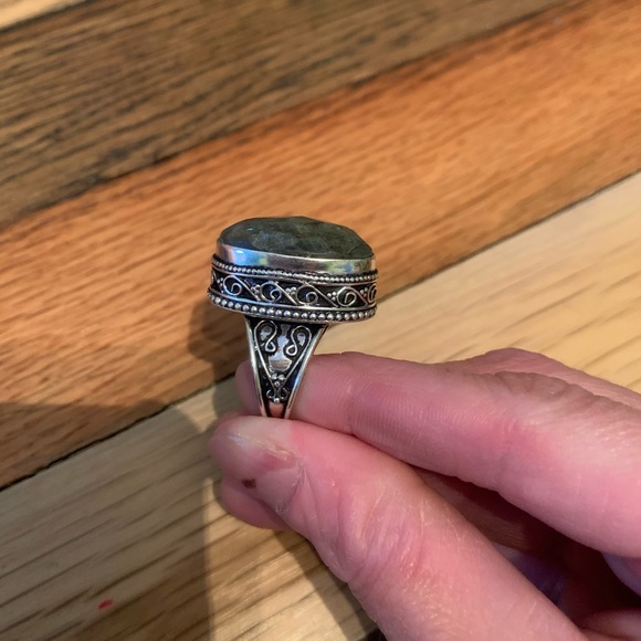 Gorgeous labradorite ring - Picture 6 of 7